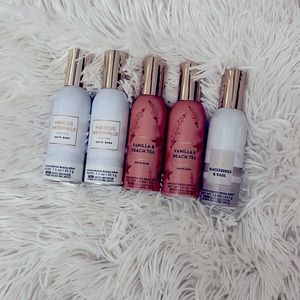New! Bundle of FIVE Bath and Body Works scented room sprays!
